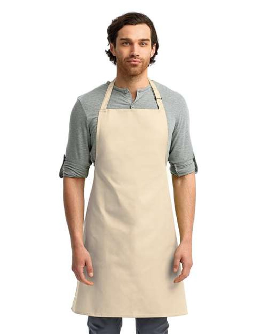 Artisan Collection by Reprime® Recycled Bib Apron Adjustable Neck Strap Durable Eco Friendly